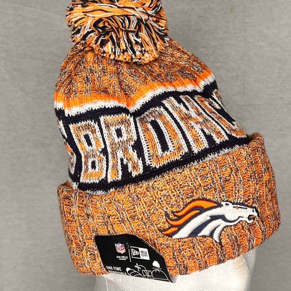 Broncos Orange and Black Broncos Beanie